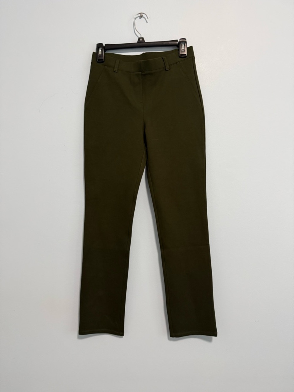 Quince Women’s Olive‎ Green Stretch Twill Ankle Pants Size Small